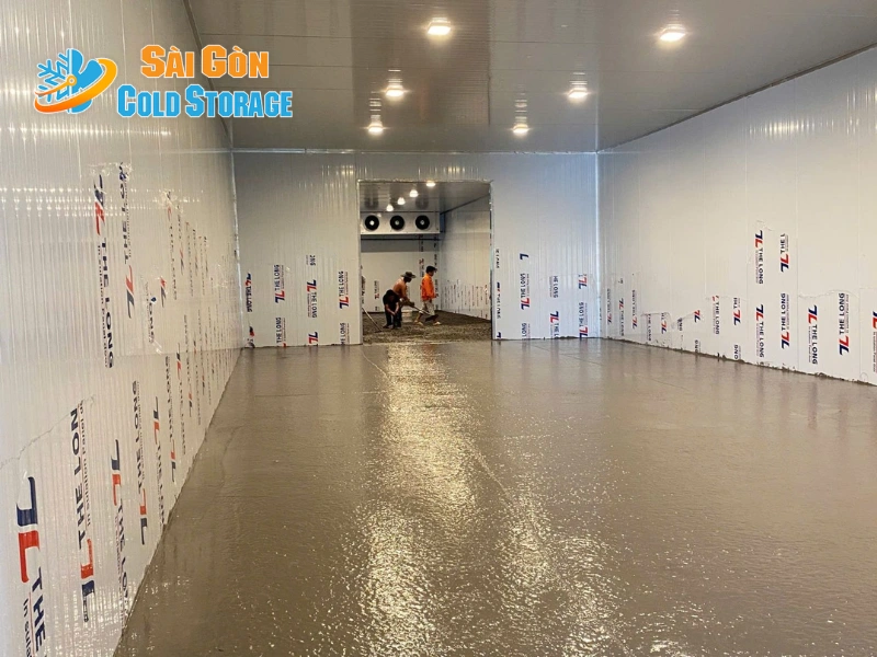 Hình ảnh từ quá trình triển khai kho mát tại Bến Tre cơ sở 2.
