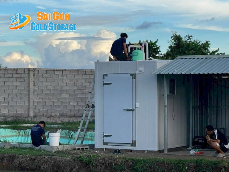 Hệ thống kho đông cho 10 trại gà tại Đồng Nai 