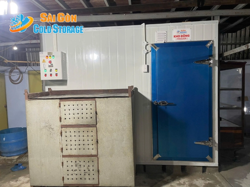 Kho đông bảo quản hải sản phường Bình Tân 