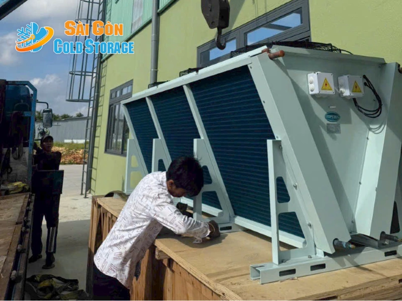 Hình ảnh thực tế từ công trình kho mát tại cơ sở 2, Bến Tre.