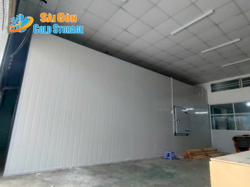 Quy trình triển khai thi công kho đông tại khu vực Thới An