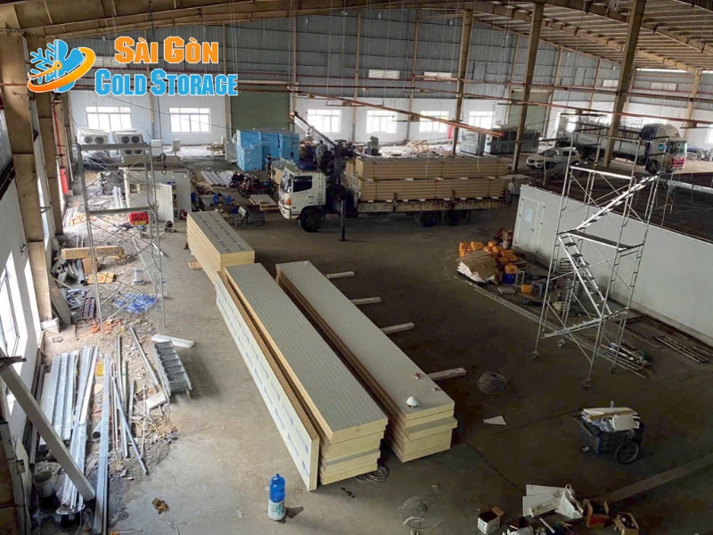 Kho lạnh trữ kem Hóc Môn