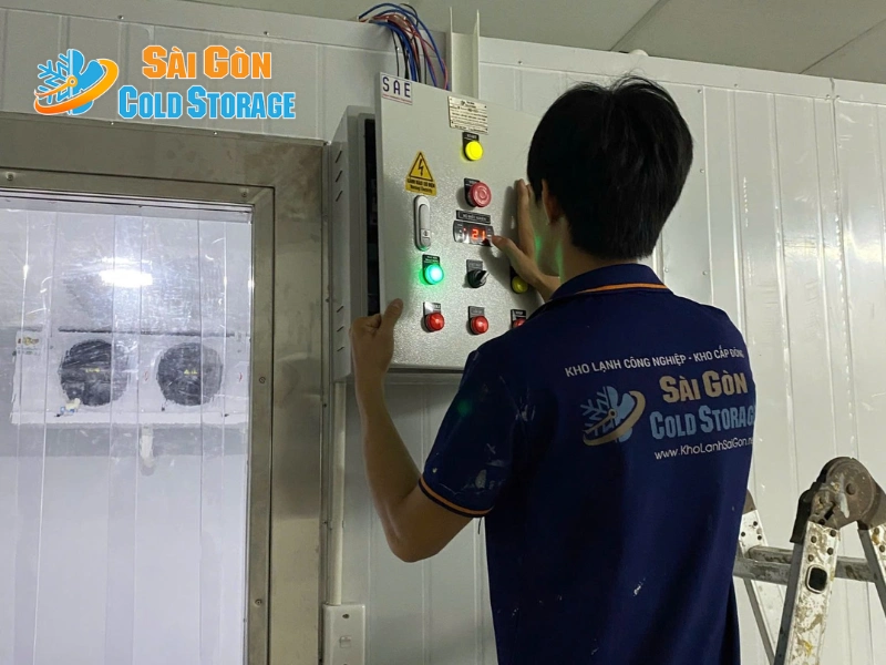 Một số hình ảnh nổi bật từ công trình kho đông và kho lạnh tại phường Đức Nhuận.