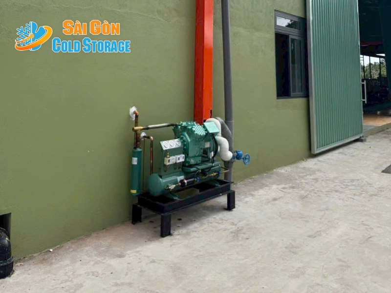 Một số hình ảnh thi công kho mát tại Bến Tre cơ sở 1.