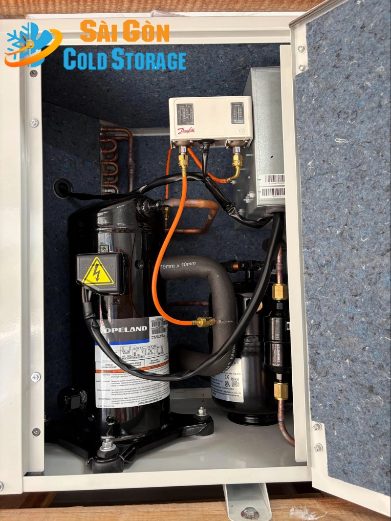 Cấu tạo bên trong của dàn nóng kho lạnh Daikin