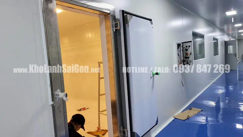 Kho lạnh bảo quản nước hoa 54m3 tại công ty Hazel Cosmetic Tân Phú
